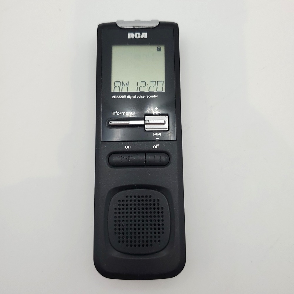 RCA VR5320R 400hr 1GB Digital Voice Recorder TESTED/WORKING